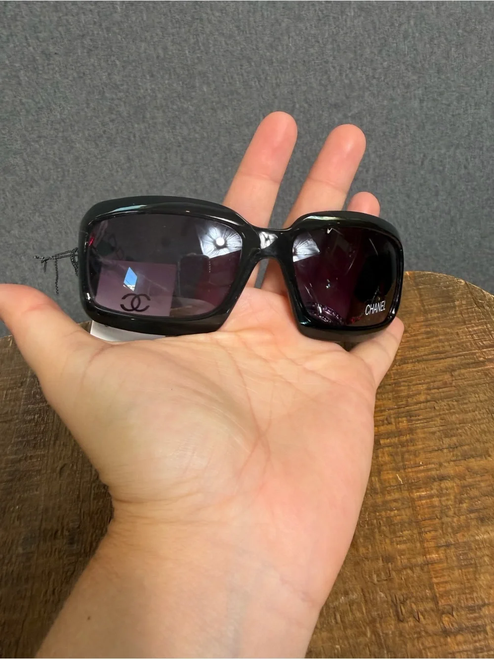 NWT Chanel Black Gradient Lens Women's Sunglasses